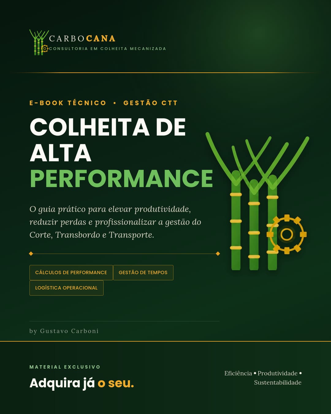 Capa do e-book Colheita de Alta Performance